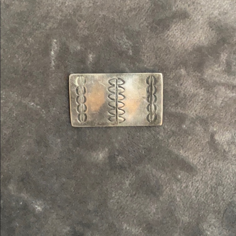 Handcrafted sterling silver brooch